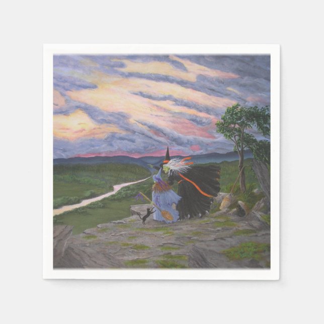 "First Flight!" Napkin (Front)