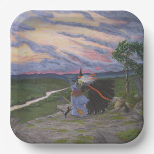 "First Flight" Paper Plate