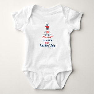 First Fourth of July, Personalised Baby Bodysuit