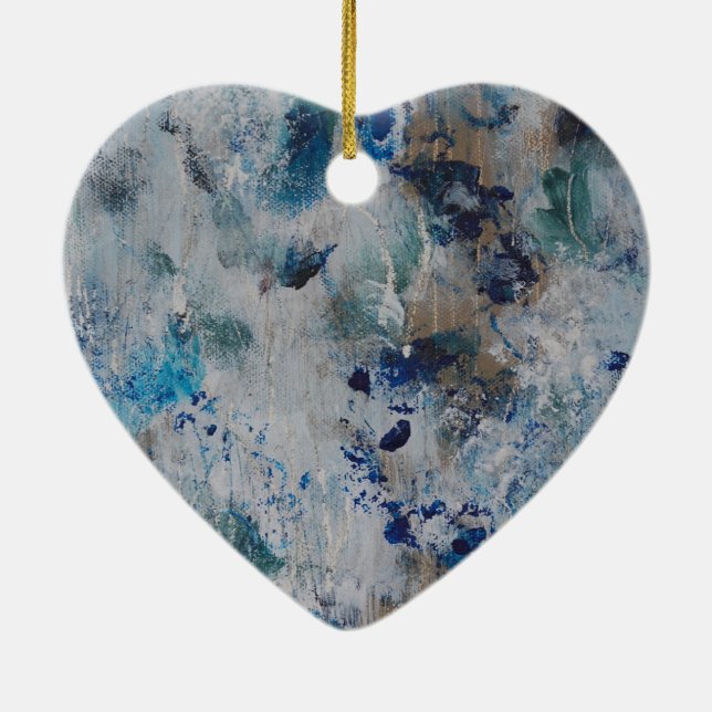 First Frost Ceramic Tree Decoration (Back)