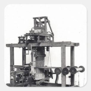 First fully automated loom square sticker