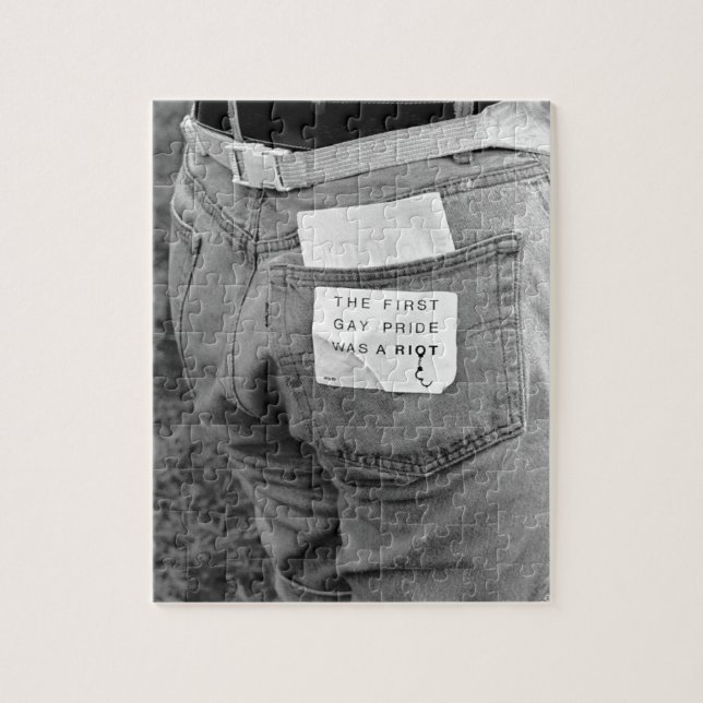 First Gay Pride was a Riot Jigsaw Puzzle (Vertical)