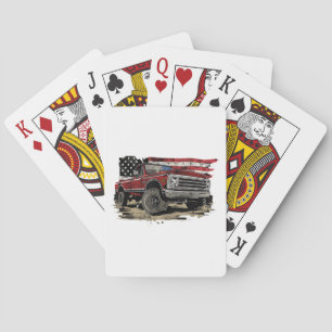 First gen pickup truck old truck vintage truck playing cards