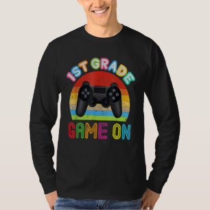 First Grade Back To School Video Gamer Game On 1st T-Shirt