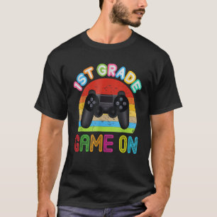 First Grade Back To School Video Gamer Game On 1st T-Shirt