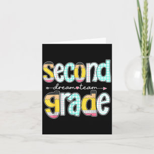 First Grade Dream Team Back To School Teacher Card