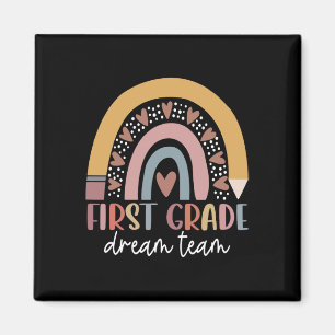 First Grade Dream Team Teacher Kids Back To School Magnet