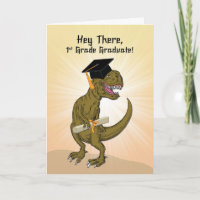First Grade Graduation T-Rex Dinosaur
