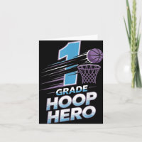 First Grade Hoop Hero -1st Grade Basketball Back T