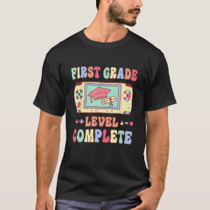 First Grade Level Complete Graduation Student Vide T-Shirt