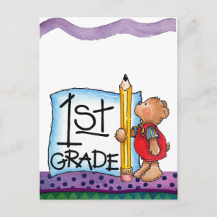 First Grade Postcard