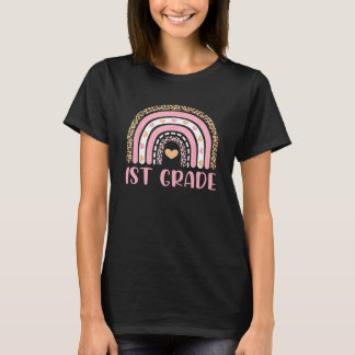 First Grade Rainbow Girls Boys Teacher Team 1st Gr T-Shirt