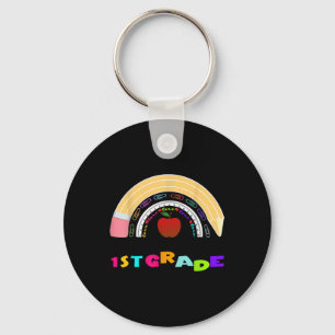 First Grade Rainbow Team 1st Grade First Day Back  Key Ring