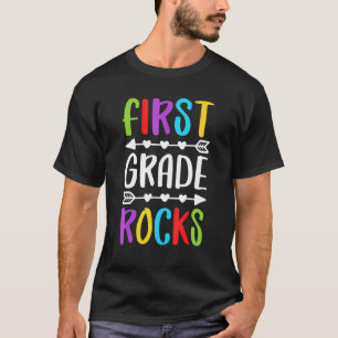 First Grade Rocks  Team 1st Grade Teacher 2 T-Shirt