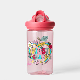 First Grade Spark: Bright Start with School Spirit Water Bottle