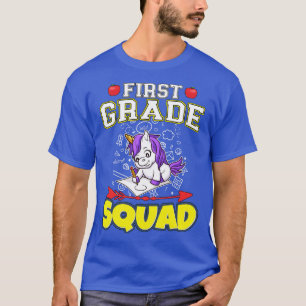 First Grade Squad Funny Elementary Primary School T-Shirt