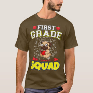 First Grade Squad Funny Elementary Primary School  T-Shirt