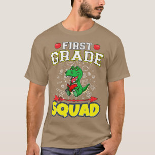 First Grade Squad Funny Elementary Primary School  T-Shirt