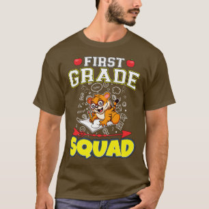 First Grade Squad Funny Elementary Primary School  T-Shirt