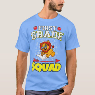 First Grade Squad Funny Elementary Primary School  T-Shirt