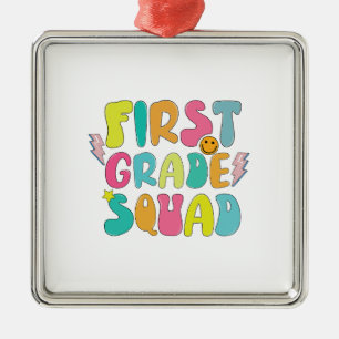 First Grade Squad Metal Tree Decoration