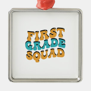 First Grade Squad Metal Tree Decoration