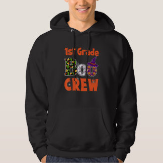First Grade Student Teacher Halloween 1st Grade Bo Hoodie