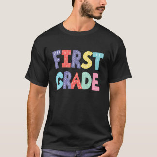 First Grade Teacher 1st Grade Squad Student Back T T-Shirt