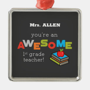 First Grade Teacher Appreciation Day, Awesome Metal Tree Decoration