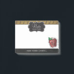 First Grade Teacher | DIY Text Post-it Notes<br><div class="desc">Post it notes. 100% Customisable. Ready to Fill in the box(es) or Click on the CUSTOMIZE button to add, move, delete or change any of the text or graphics. Made with high resolution vector and/or digital graphics for a professional print. NOTE: (THIS IS A PRINT. All zazzle product designs are...</div>