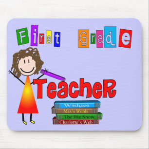 First Grade Teacher Gifts Mouse Pad