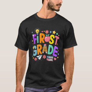 First Grade Teachers Girls Back To School 1st Grad T-Shirt