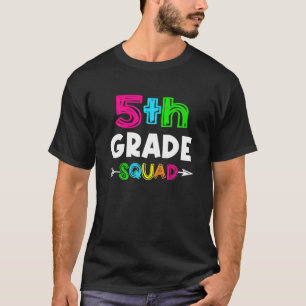 First Grade Team Hello 5Th Grade Rocks Squad Teach T-Shirt