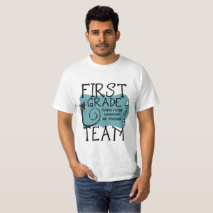 First Grade Team Teacher Personalised T-shirt