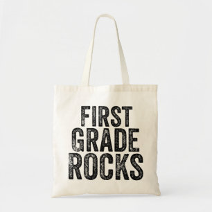 first grade tote bag