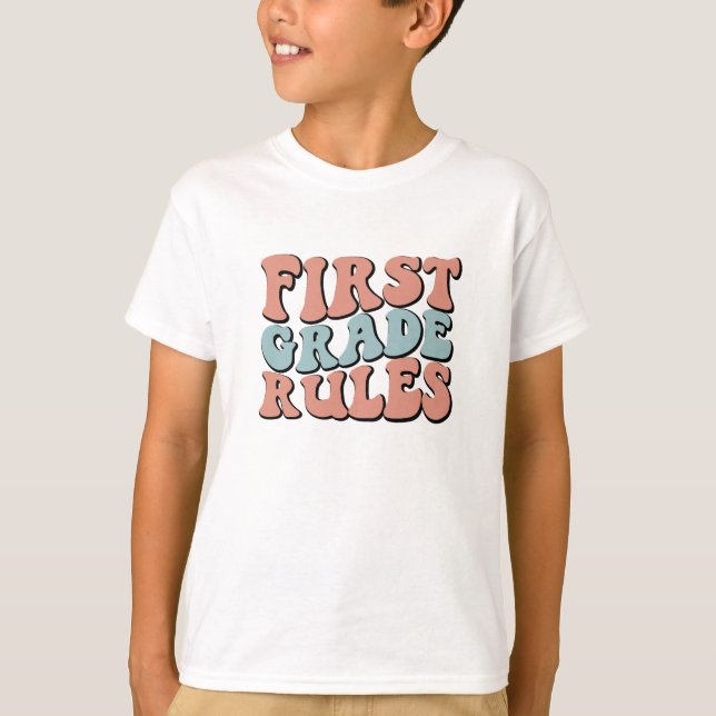 First Grade Vibes T-Shirt (Front)
