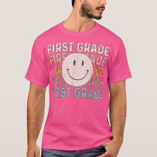First Grade Vintage Retro 1st Grade Back To School T-Shirt