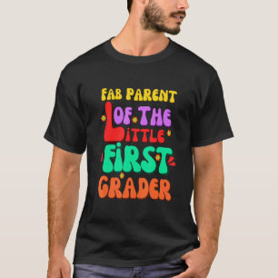 First Grader First Day Of School Mom Dad Vintage T-Shirt