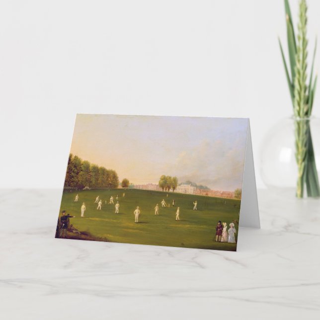 First Grand Match of cricket played by members of Card (Front)