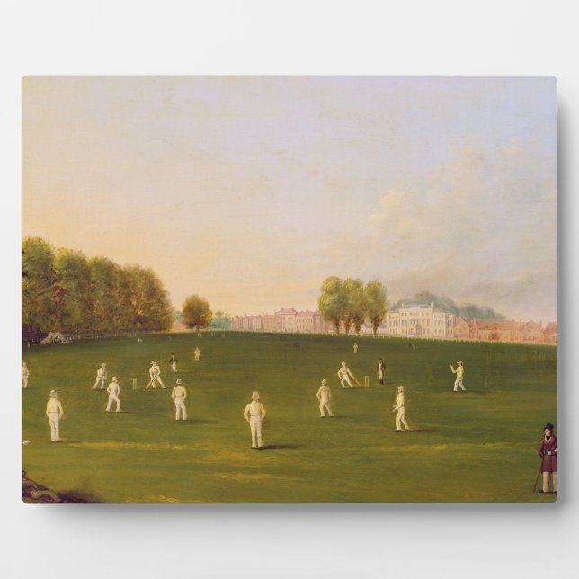 First Grand Match of cricket played by members of Plaque (Front)