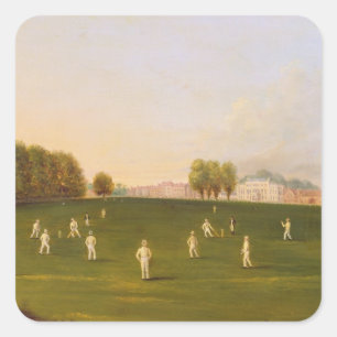 First Grand Match of cricket played by members of Square Sticker