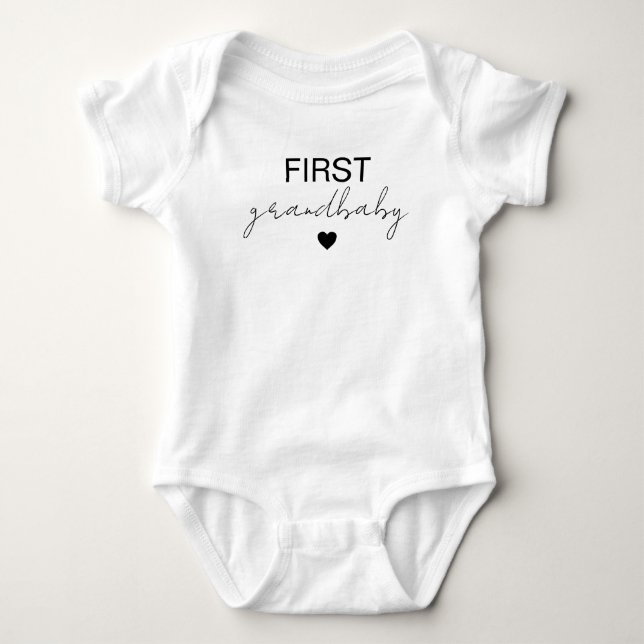 First Grandbaby bodysuit Brand, Baby Pregnancy Ann (Front)
