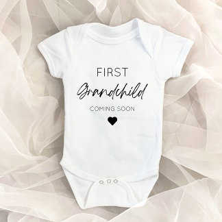 First Grandchild Pregnancy Announcement Reveal Baby Bodysuit