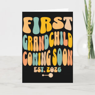 First Granhild Coming Soon 2026 Baby Announcement 
