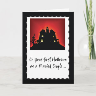 First Halloween as a Married Couple Humourous Card