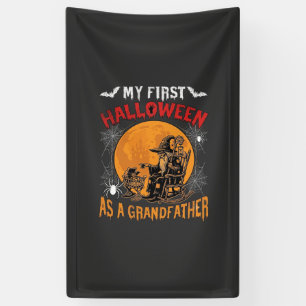 First Halloween As Grandfather Wizard Bat Moon_1 Banner