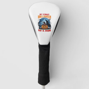 First Halloween As Mum Pumpkin Wolf Moon_1 Golf Head Cover