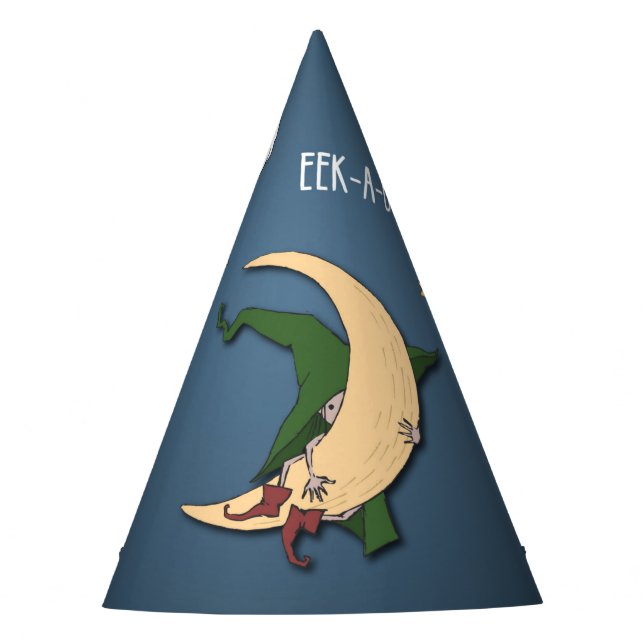 First Halloween Baby Peek A Boo Witch with Ghost Party Hat (Front)