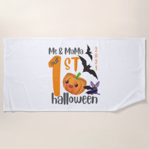 First Halloween Beach Towel