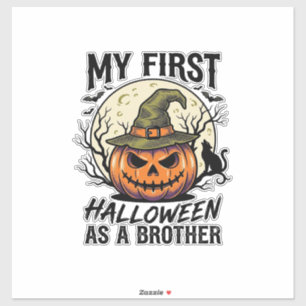 First Halloween Brother Vintage Pumpkin Moon Shirt